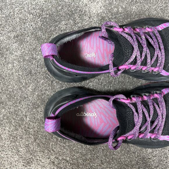Allbirds SWT Women’s Size 9 Black Purple Trail Running Shoes Used